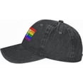 thumbnail image 2 of LGBT Pride Month Hat LGBT Hat Gay Pride Lesbian Love Cap for Men Women Black, 2 of 8