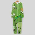 thumbnail image 6 of Invader Zim Unisex Onesie Pajamas Zipper Jumpsuit Hooded One Piece Sleepwear for Family Mens Womens, 6 of 8