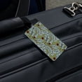 thumbnail image 5 of White Leafy Branches Pattern Luggage Card Suitcase Carry-On ID Tag, 5 of 8