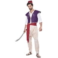 thumbnail image 1 of Disfraz PREMIUM Aladdin California Costumes Collections  Morado Para Caballero, 1 of 2