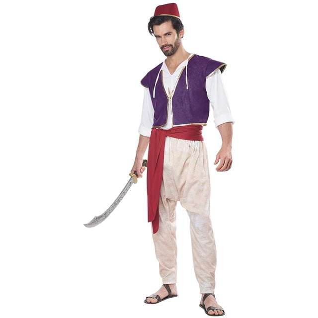 Disfraz PREMIUM Aladdin California Costumes Collections Morado Para Caballero