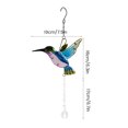 thumbnail image 3 of Colector De Sol De Colibrí, Colgante De Ventana De Prisma De Colibrí Colgante Brillante De Cristal De Cristal Para Balcón De Ventana De Casa Muyoka Hogar, 3 of 7