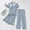 Blue, variant on BILIKEYU Women's Petite Pajama Set, 2 Piece Sets for Women, Loungewear Sets Woman, Womens Pajamas Set