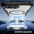 thumbnail image 2 of REQO Magnetic Case for iPhone SE 4, Camera Lens Hole Protection Shockproof Cover Frosted Translucent Anti-Yellowing Case, 2 of 6