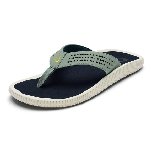 SANDALIA OluKai Ulele para Hombre Talla 11 Resistente al Agua Verde Marino