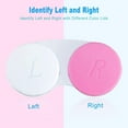 thumbnail image 2 of DAMAIE 12PCS Contact Lens Case, Colorful Contact Lens Box Left/Right Eyes Holder Container, Outdoor Mini Contact Lens Soak Storage Kit, 2 of 7