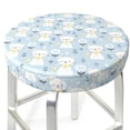 thumbnail image 6 of Goofa Cute Cat Printed Stool Covers Round, Waterproof Round Bar Stool Covers Anti-Slip Round Bar Stool Seat Cover with Elastic Bands Durable -, 6 of 7