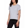 thumbnail image 2 of Reebok Women's Renew Short Sleeve Slinky Jersey High Low Tee, 2 of 4