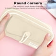 thumbnail image 4 of Large Capacity Stationery Bag, Button Three Layer Canvas, Multi-Pocket Storage, Portable Design, For Students, School Office Use, Durable Fabric, Everyday Carry, Travel Friendly, High-Qualit, 4 of 8
