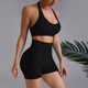 thumbnail image 5 of Gibobby Conjunto de Entrenamiento para Mujer Ropa deportiva para mujer, conjuntos activos para mujer, conjuntos deportivos para mujer, conjunto deportivo de cintura de banda a(Negro, L), 5 of 5
