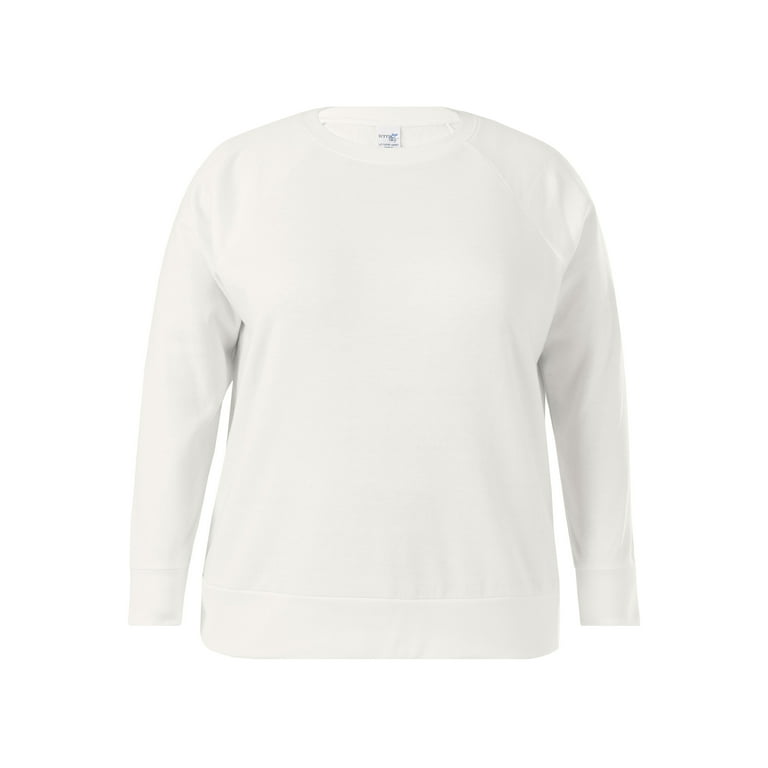 Terra Sky Women s Plus Size Cotton Blend Fleece Sweatshirt 2