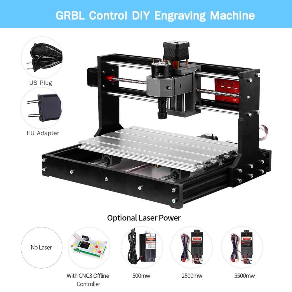 Engraving Machine,* 18 With Er11 And 30 * 300 * 180x40mm Er11 And 5mm With Offline With 3 Pcb Version Diy And 5mm Rod Offline With Er11 Area 300 * 5mm Rod Area 30 * 18