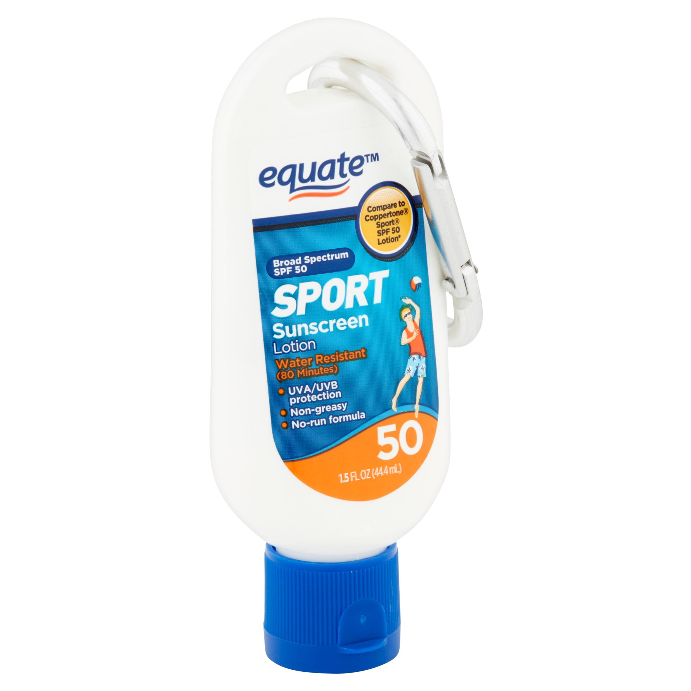 Equate Sport Sunscreen Lotion, SPF 50, 1.5 fl oz
