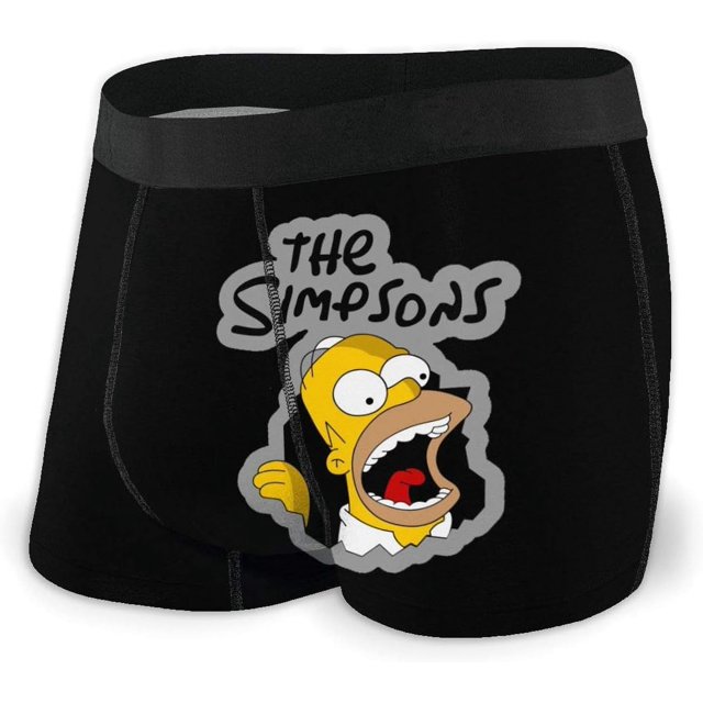 Simpson Logo Boxeurs pour Hommes sous-Vêtements pour Hommes Boyfriend