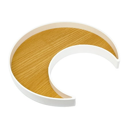 

Nordic Geometric Moon Shape Serving Tray Jewelry Plate Holder Candle Food Dish