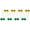 4 yellow and 4 green, variant on Yammee 8Pcs Ladders Ball Replacement Ladders Toss Game Ball Outdoor Hard Golf Training Ball for Golf Toss Game Enduring