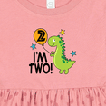 thumbnail image 4 of Inktastic 2nd Birthday Dinosaur 2 Year Old Boy Girls Baby Dress, 4 of 5