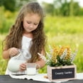 thumbnail image 3 of Simulation Flower Pot Lavender Fake Flower Plant Living Room Decoration Ornament, 3 of 9