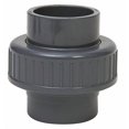 thumbnail image 2 of +GF+ 3/4In PVC Slip Socket Union Pipe Fitting Schedule 80 Gray 2.44" Length, 2 of 3