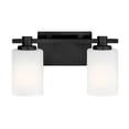 thumbnail image 3 of 54622BK Hinkley Lighting Karlie - 2 Light Bath Vanity in Transitional Style - 13.25 Inches Wide by 7.5 Inches High-Black Finish, 3 of 6