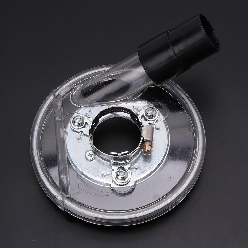 XISAOK Dust Shroud Kit Dry Grinding Cover Tool For Angle Hand Grinder Clear 80-125mm