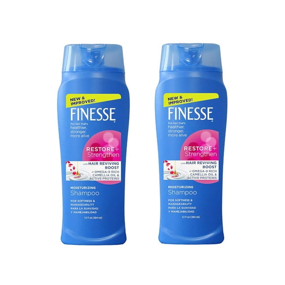 2 Pack - Finesse Restore   Strengthen, Moisturizing Shampoo 13 oz Each