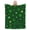 50x40, variant on St Patricks Day Throw Blanket Green Lucky Shamrocks Blanket 50x40