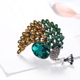 thumbnail image 3 of Broche de de cristal , joyería para fiesta de Hugo Broche de pavo real, 3 of 9