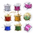 thumbnail image 4 of 12pcs Colorful Mini Drum Christmas Tree Ornaments Hanging Decoartions Tiny Christmas Tree Crafts For Holiday Wedding, 4 of 10