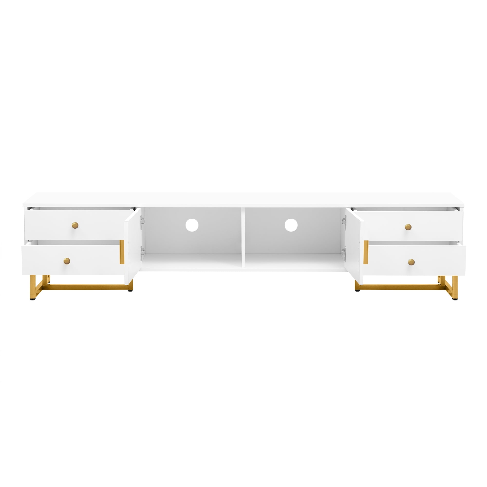 TV Stand for 65+ Inch TV, Entertainment Center TV Media Console Table, Modern TV Stand with Storage, TV Console Cabinet Furniture for Living Room