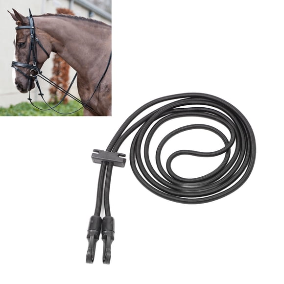 Horse Side Reins, Flexible Ergonomic Elastic Horse Neck Stretcher for Training