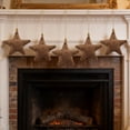 thumbnail image 4 of Set de colgantes decorativos en forma de estrella con tela para decoración del hogar, decoraciones de fiesta o regalo – pack de 5 para cumpleaños, fiestas y inauguración de casa, 4 of 6