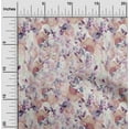 thumbnail image 2 of oneOone Viscose Jersey Dark Rose Brown Fabric Floral Texture Fabric For Sewing Printed Craft Fabric By The Yard 60 Inch Wide, 2 of 4