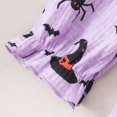 thumbnail image 6 of Likimi Toddler Girls Hallowmas Dress Square Neck Long Sleeve Halloween Cartoon Print For Party Fashionable Dresses Size 12M, 6 of 8