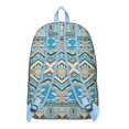 thumbnail image 3 of Unisex Bohemian Rucksack, Vintage Style Backpack with Front Pocket, Lightweight Durable Daypack for School College Work Travel Vacation, Wonderful Gift Idea, 3 of 5