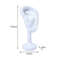 thumbnail image 4 of Soumake Earrings Display Holder Stand Mannequin Jewelry Rack Ear Model Jewelry Display Earrings Jewelry Shop Tool Fashion, 4 of 7