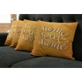 thumbnail image 2 of Ambesonne Saying Throw Pillow Cover 4 Pack, Home Related Calligraphy, 20", Marigold White, 2 of 6