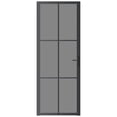 thumbnail image 4 of Puerta interior VidaXL, vidrio ESG negro templado duradero, 4 of 8