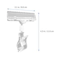 thumbnail image 3 of MasteelfCA 12 Pcs Retail Sign Clips Plastic Sign Holder Clips Rotatable Price Sign Clips, 3 of 7
