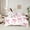 Pink White, variant on Castle Fairy Boys Girls Cute Ribbon Bow Bedding Comforter Set,Polka Dots Full Bedding Set