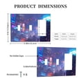 thumbnail image 3 of Cyber City Punk Switch Cover Decorative Wall Plate 3-Gang 2-Toggle 1-Decor Standard Size, 3 of 5