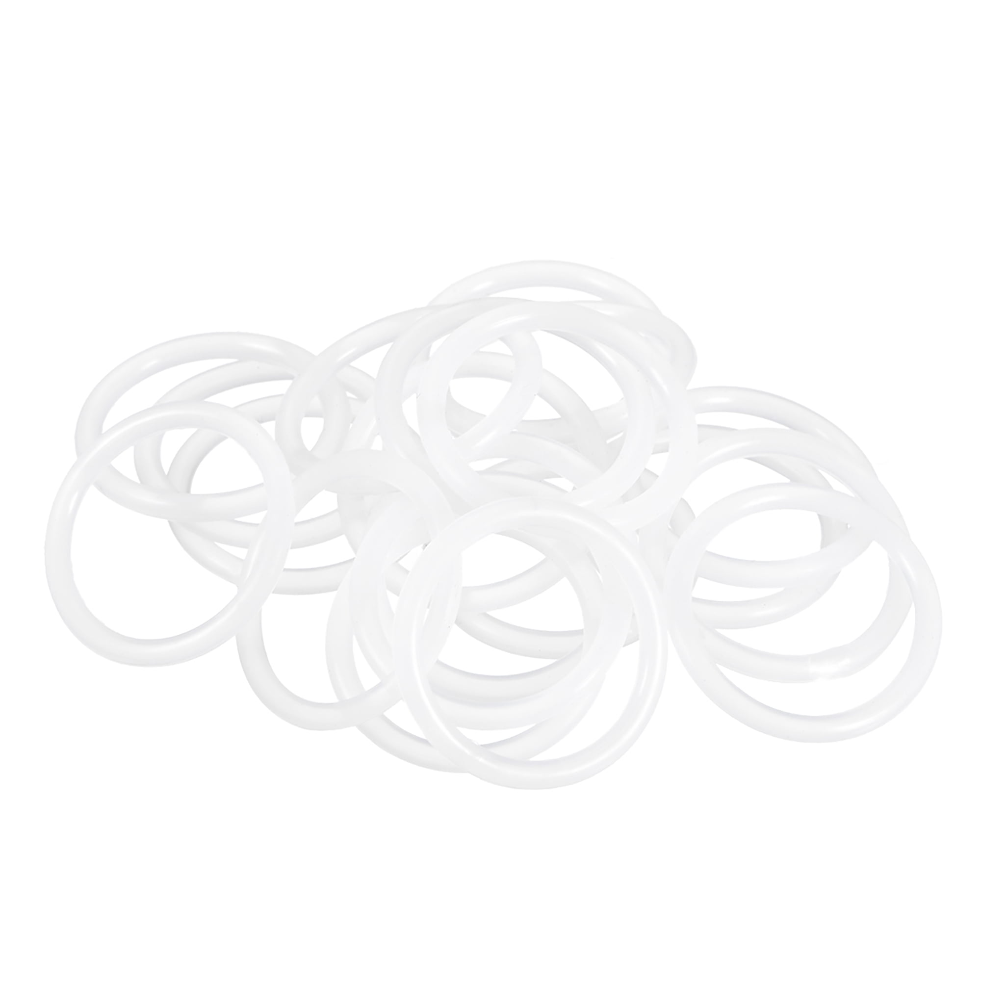 sourcing map Silicone O-Rings Seal Gasket 20pcs 3mm Width 31mm OD 25mm Inner Diameter 