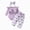 H1754-Light Purple, variant on TOWED22 Newborn Baby Girl Outfits Clothes 3-Piece Fall Winter Long Sleeve Round Neck Floral Romper Jumpsuit Bow Pants Headband Bodysuit Set(Light Purple,3-6 M)