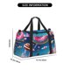 thumbnail image 3 of Easygdp Colorful Donut Bolsa de Gimnasio, Bolsa de Viaje Duffel, Bolsa de Fin de Semana con Compartimentos, Bolsa de Mano para Noche, 3 of 7