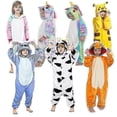 thumbnail image 1 of Pijamas de animales para niños Pijamas de franela con capucha Cosplay Venta caliente-c, 1 of 2