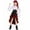 White, variant on Girls Renaissance Dress Female Spanish Steampunk Pirate Skirt Halloween Clothes Halloween Gifts, Beige, 5-6 Years