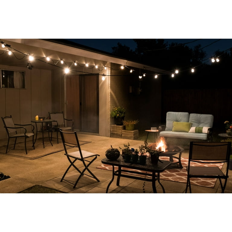 Lights by Night LED Bistro String Lights 24 Foot 12 Bulbs 38356