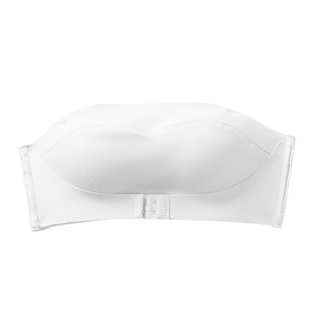 Siilsaa Women Sexy Lingerie Women s Full Coverage Plus Size Bra Non Padded Wireless Minimizer Bra White 32