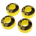thumbnail image 1 of Ruedas kusrkot 4 Uds Ruedas de patines en línea PU Ruedas de repuesto Amarillo Ruedas de patineta, 1 of 8