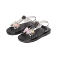 thumbnail image 6 of Tigivemen Jelly Sandals for Girls Toddler Summer Shoes Casual Water Beach Flat Sandals for Toddlers Black Size 10, 6 of 8